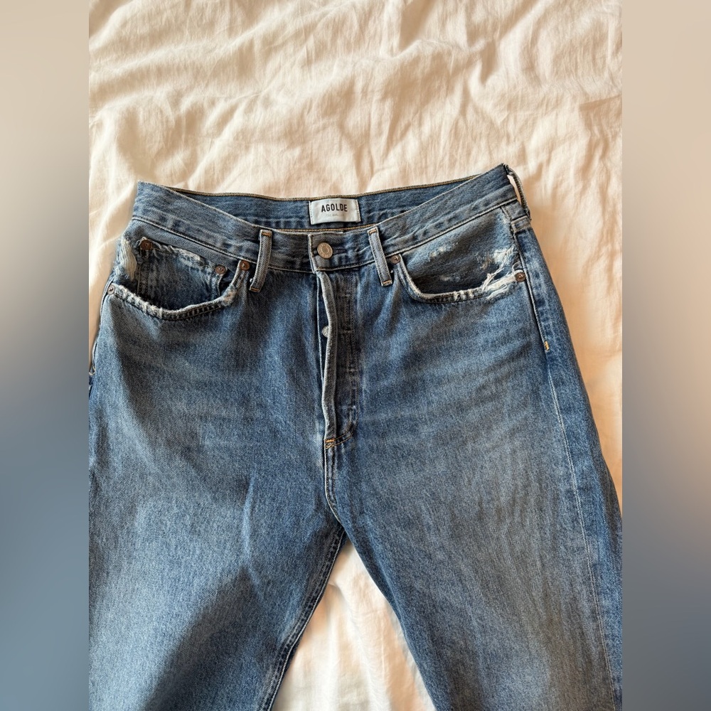 RILEY HIGH RISE STRAIGHT CROP FREQUENCY 29 Worn Once! - Picture 6 of 12